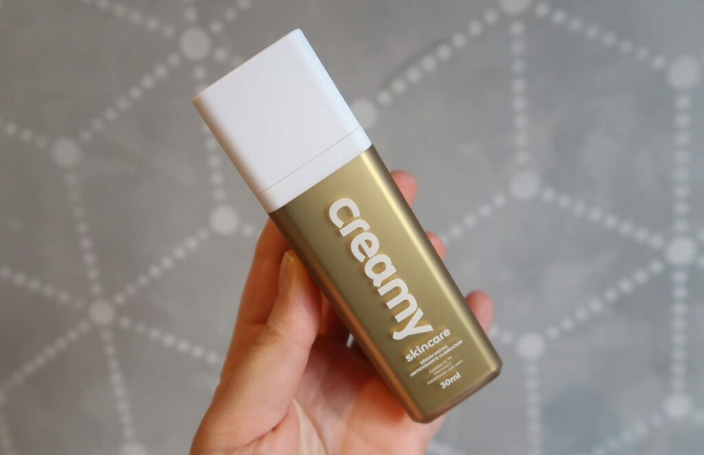 Testei na pele oleosa: Vitamina C Gold Creamy