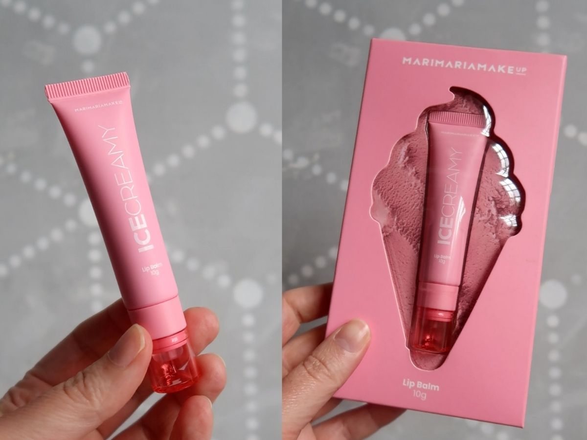 Testei o balm labial Ice Creamy da Mari Maria