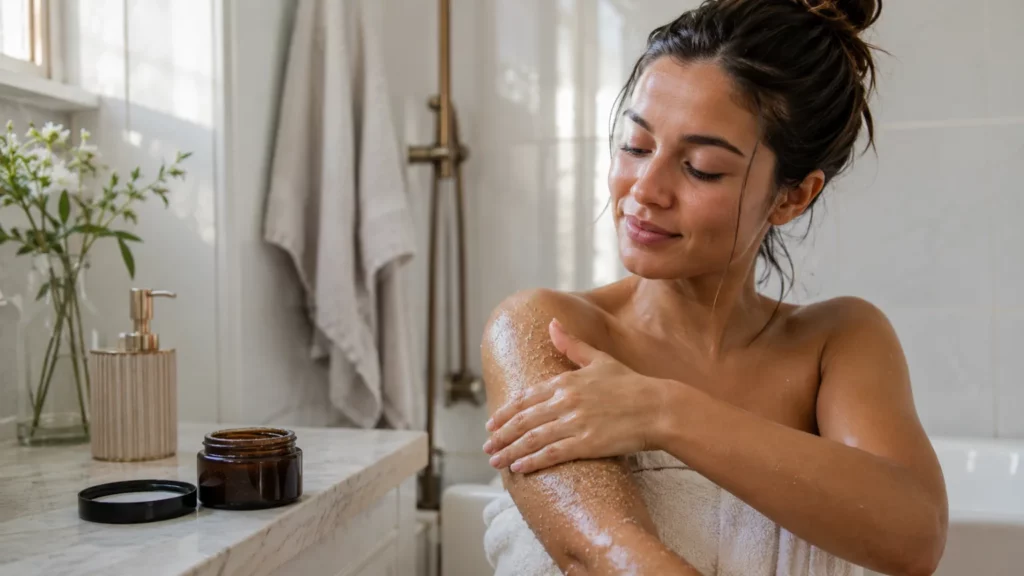 Esfoliante corporal: o passo que pode deixar a pele mais suave e perfumada